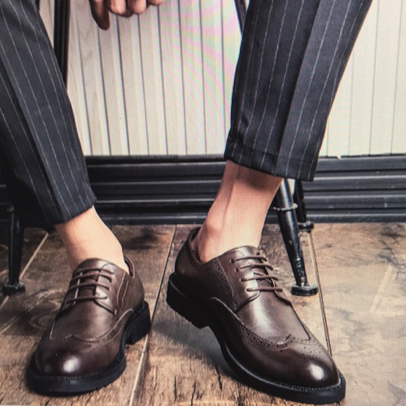 Men\'s shoes business leather shoes